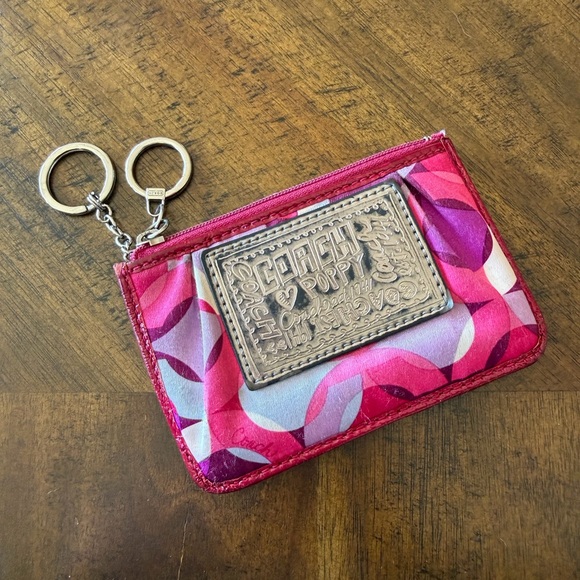 Coach Poppy Change Purse Keychain - Picture 2 of 6
